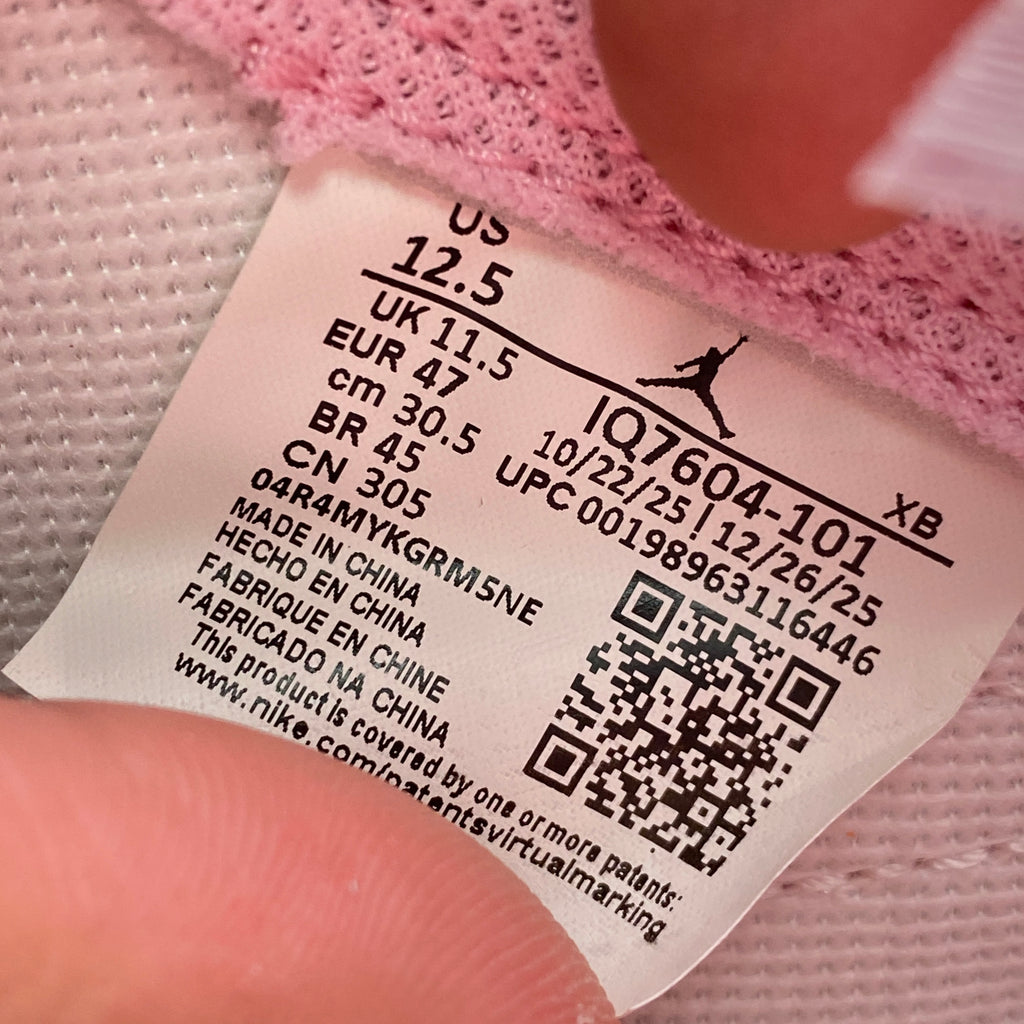 Air Jordan 1 Retro Low "Travis Scott Sail Tropical Pink" 2026 New Size 12.5