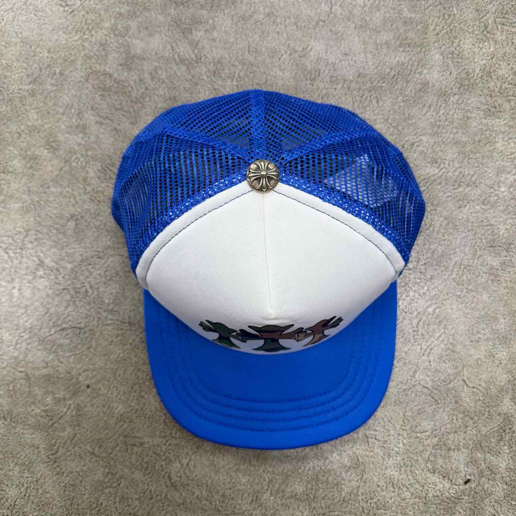 Chrome Hearts Trucker Hat "CEMETERY" New Blue Size OS
