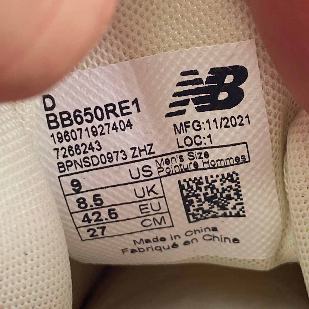 New Balance 650 / ALD "White Red" 2022 New Size 9