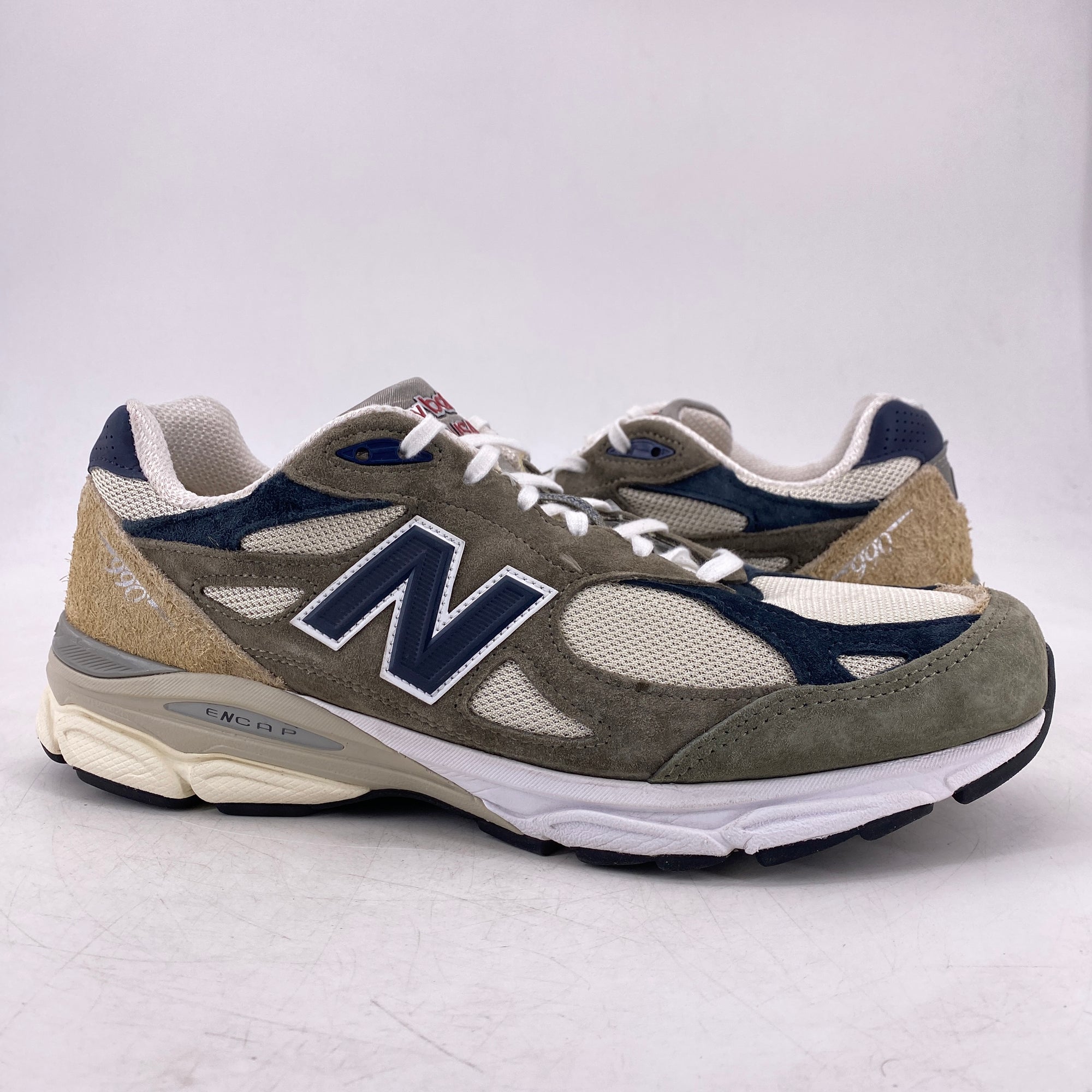 New Balance 990V3 &quot;Grey Blue Olive&quot; 2022 Used Size 11