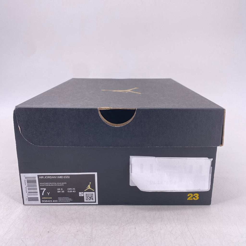 Air Jordan (GS) 1 Mid "Aquatone" 2023 New Size 7Y