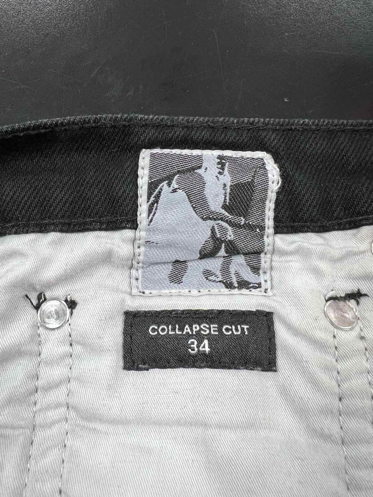 Rick Owens Pants "BOLAN BANANA FLARE" Black Used Size 34