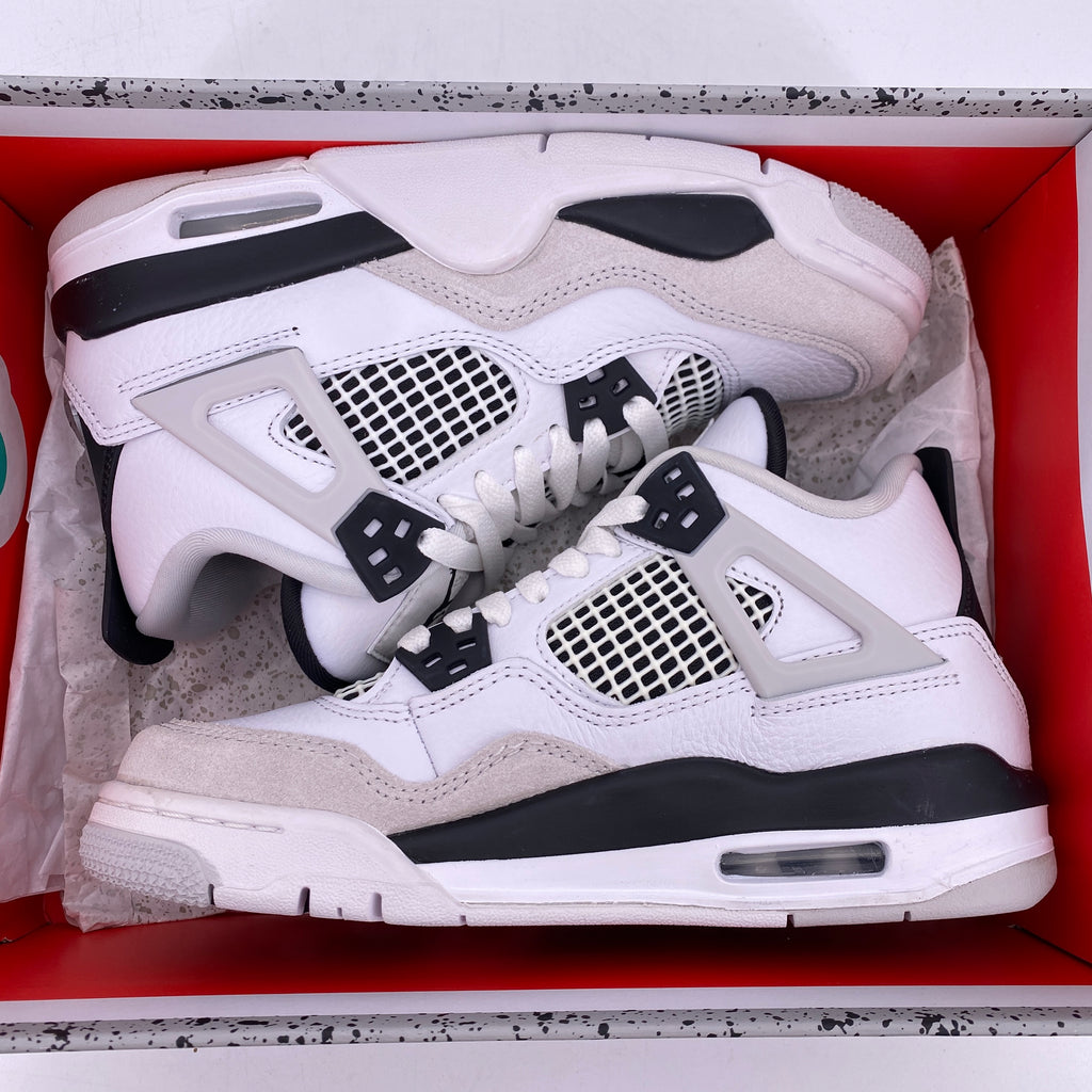 Air Jordan (GS) 4 Retro "Military Black" 2022 New Size 4Y