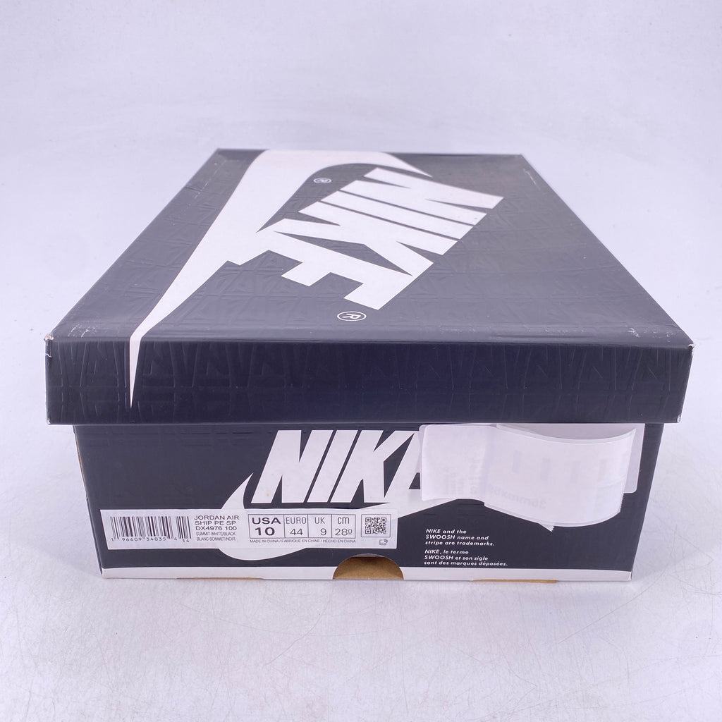 Jordan Air Ship PE SP "A Ma Maniere White Black" 2023 New Size 10