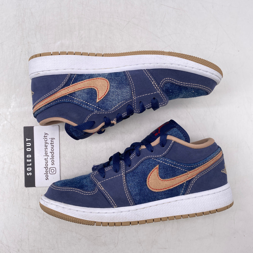 Air Jordan 1 Low (GS) "Denim" 2022 Used Size 4.5Y