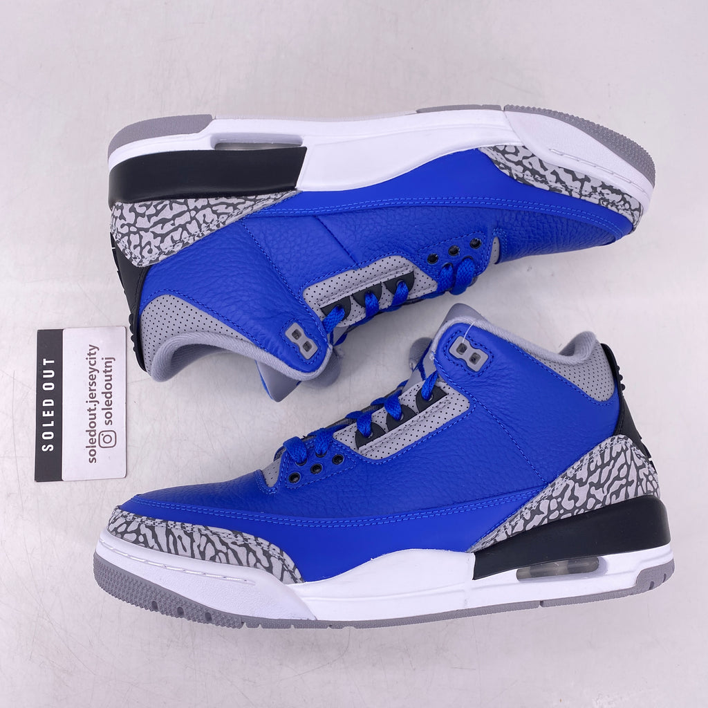 Air Jordan 3 Retro "Varsity Royal" 2020 New Size 9.5