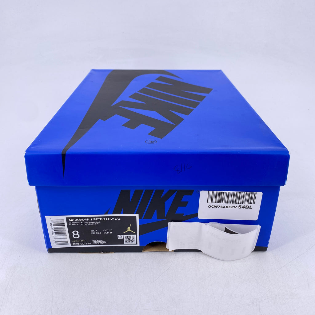 Air Jordan 1 Retro Low "Game Royal" 2024 New Size 8
