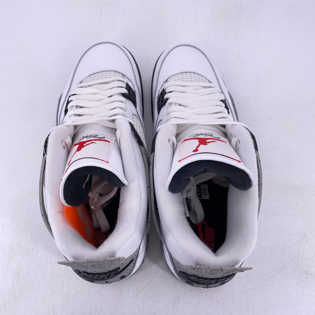 Air Jordan 4 Retro "White Cement" 2025 New Size 10.5