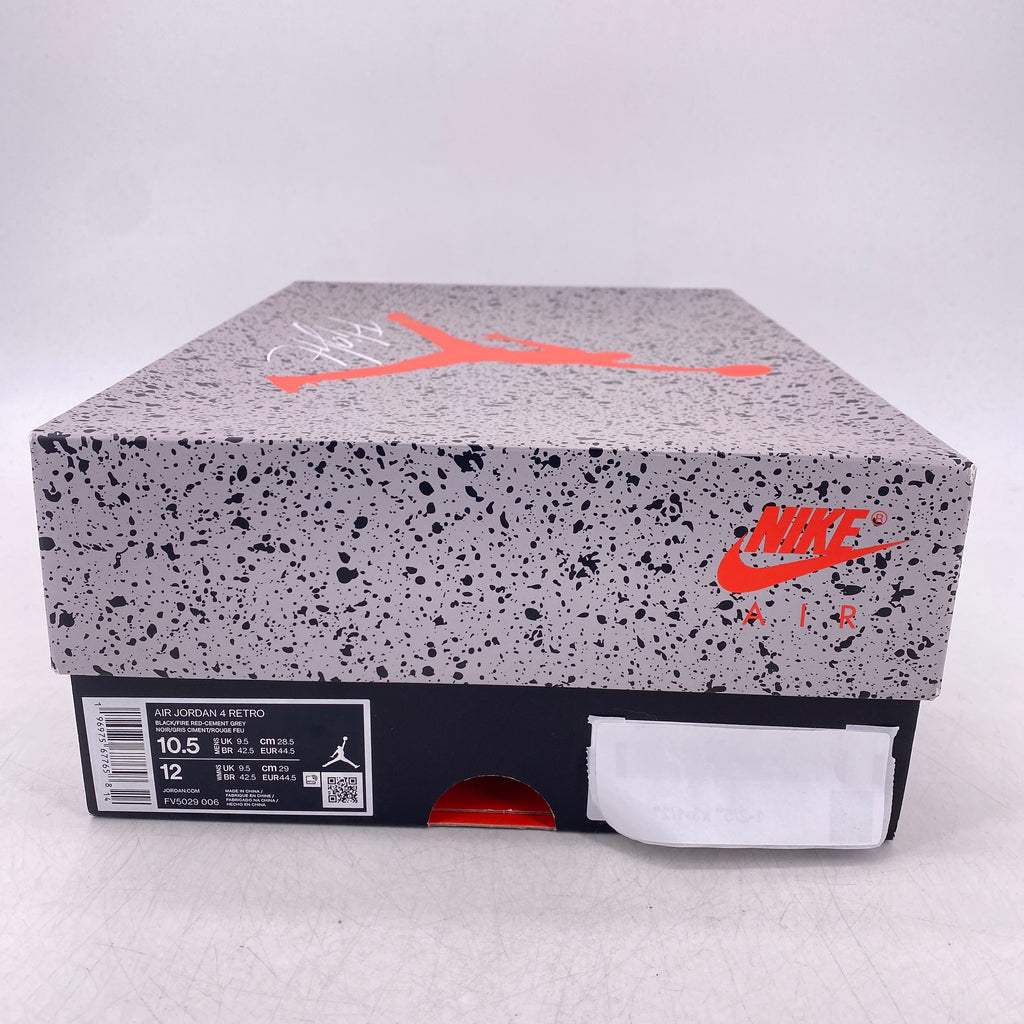 Air Jordan 4 Retro "Bred Reimagined" 2024 Used Size 10.5