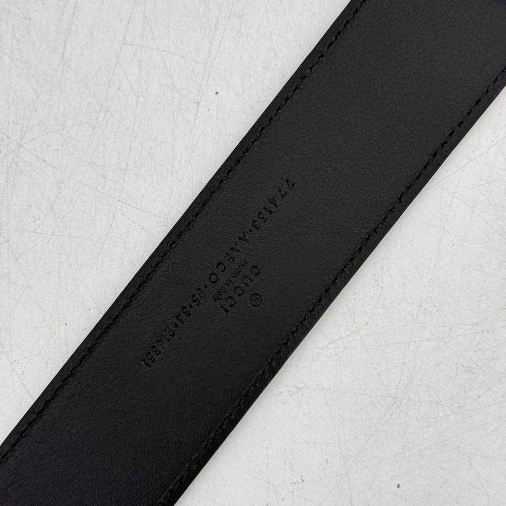 Gucci Belt "JUMBO GG" New Black Size 85