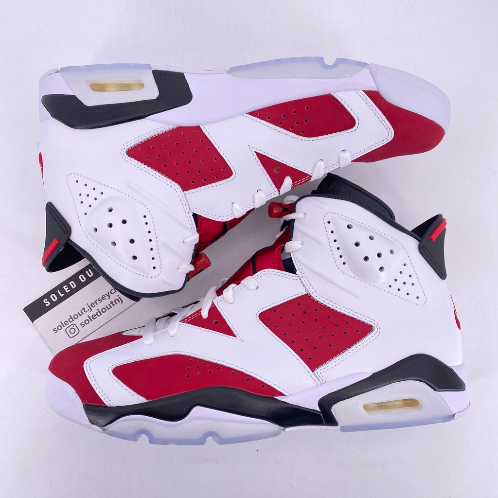 Air Jordan 6 Retro "Carmine" 2021 New Size 12