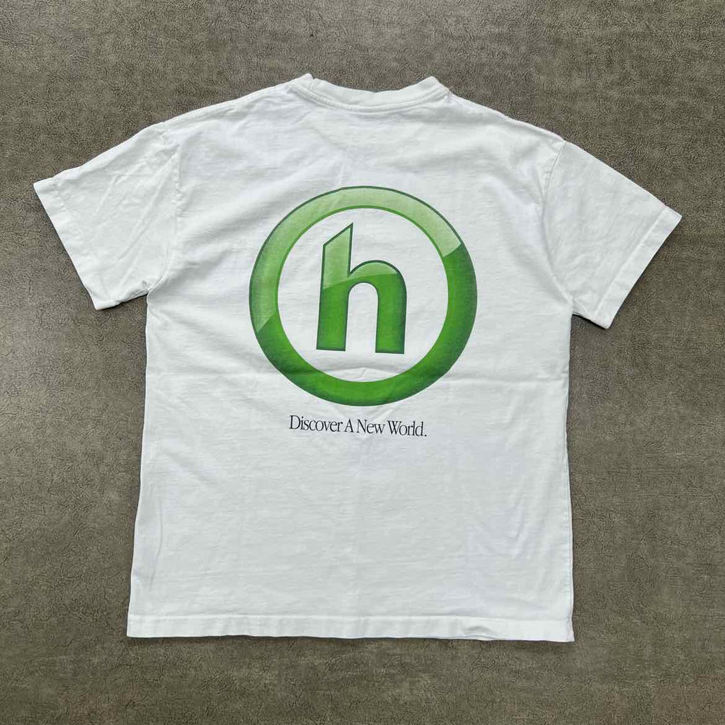 Hidden NY T-Shirt "LOGO" White Used Size L