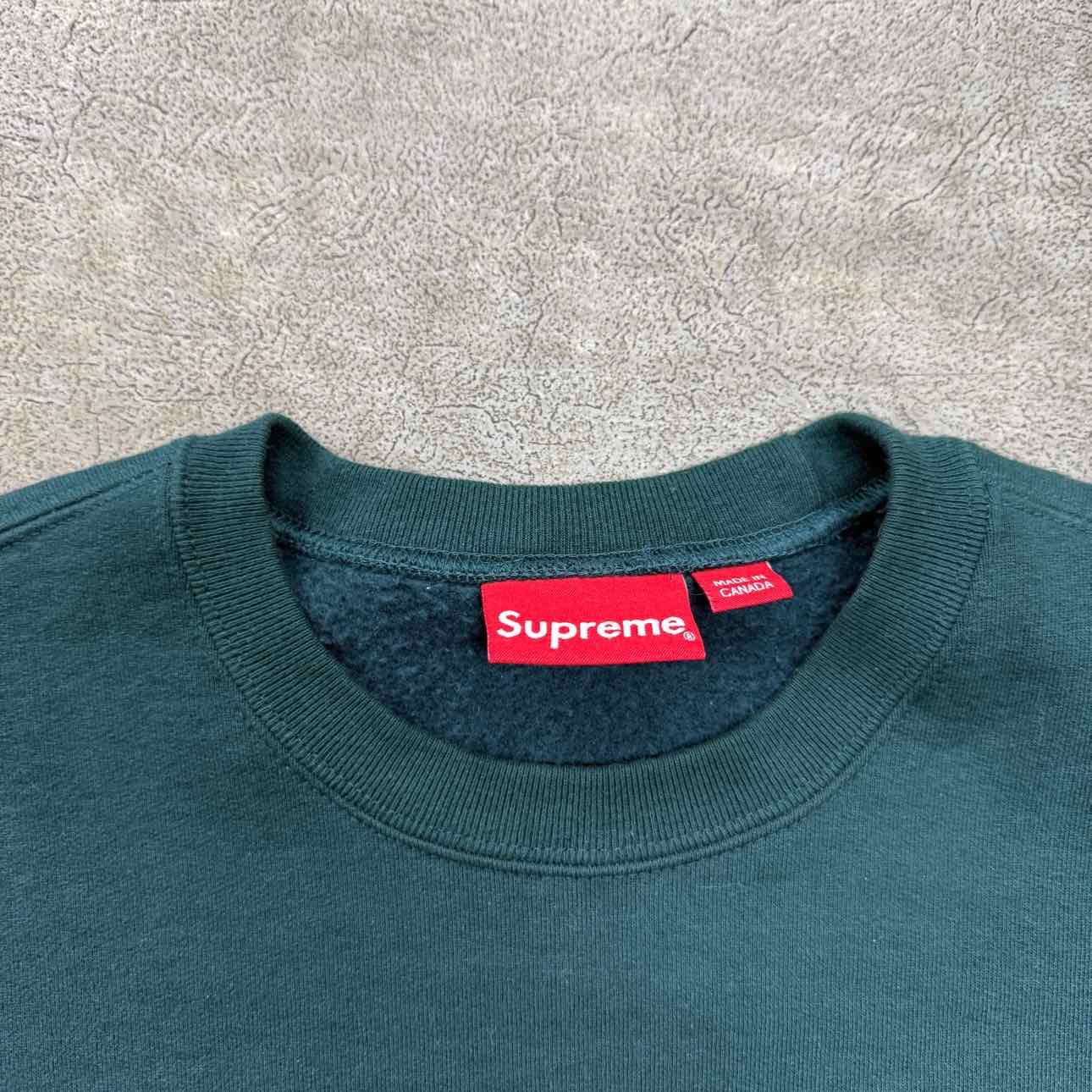 Supreme Crewneck Sweater &quot;BOX LOGO&quot; Dark Pine Used Size S