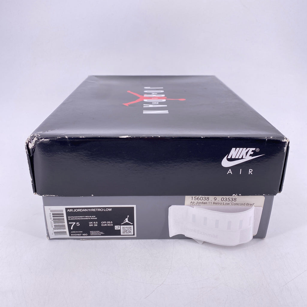 Air Jordan 11 Retro Low "Concord Bred" 2020 Used Size 7.5