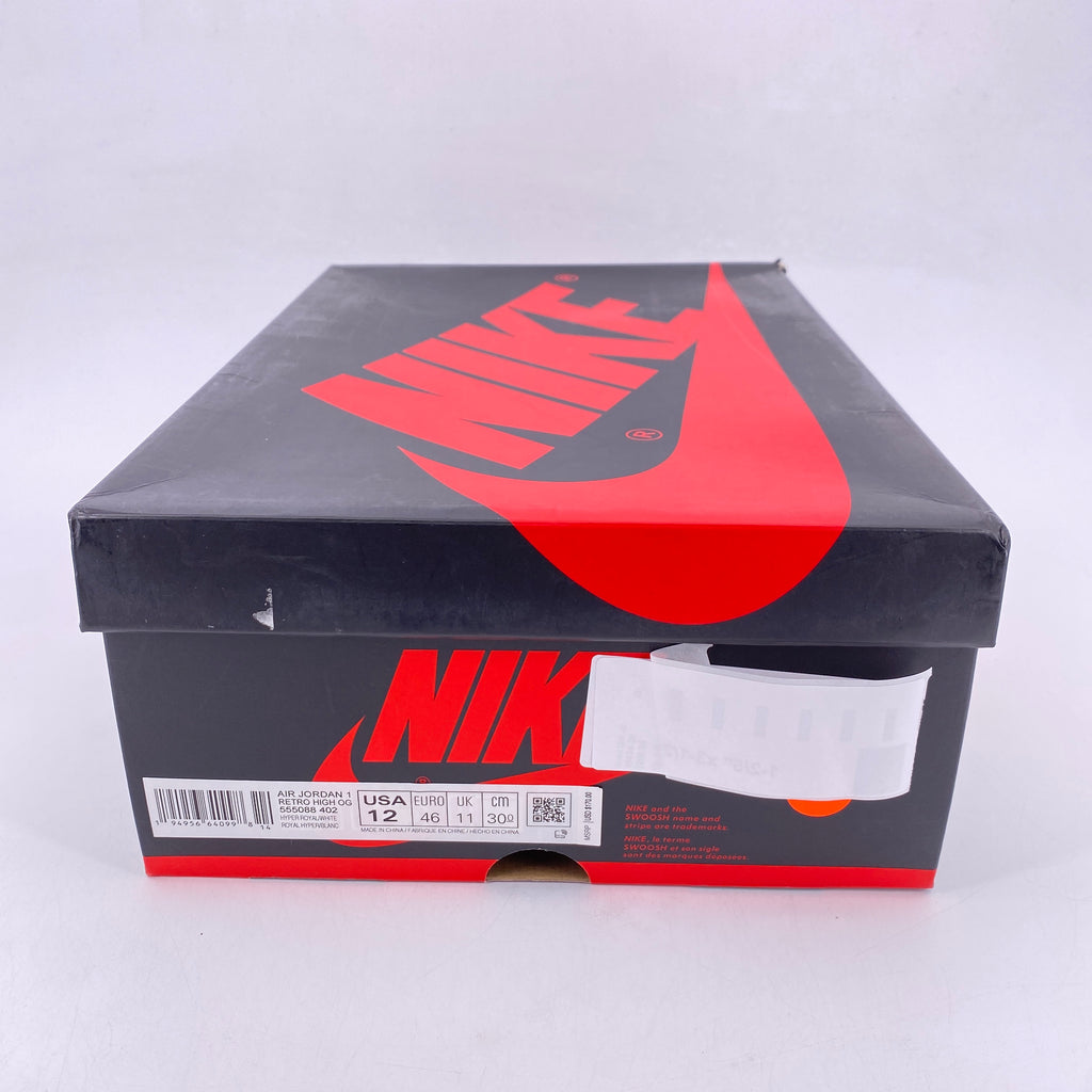 Air Jordan 1 Retro High OG "Hyper Royal Sg" 2021 New Size 12