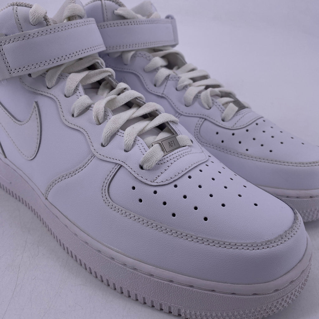 Nike Air Force 1 Mid "White"  New Size 11.5