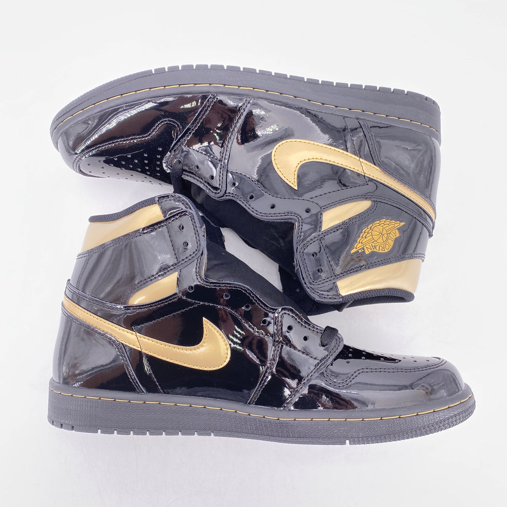 Air Jordan 1 Retro High OG "Black Metallic Gold" 2020 New Size 12