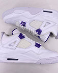 Air Jordan 4 Retro "Metallic Purple" 2020 New Size 10.5