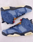 Air Jordan (GS) 6 Retro "Washed Denim" 2019 New Size 5.5Y