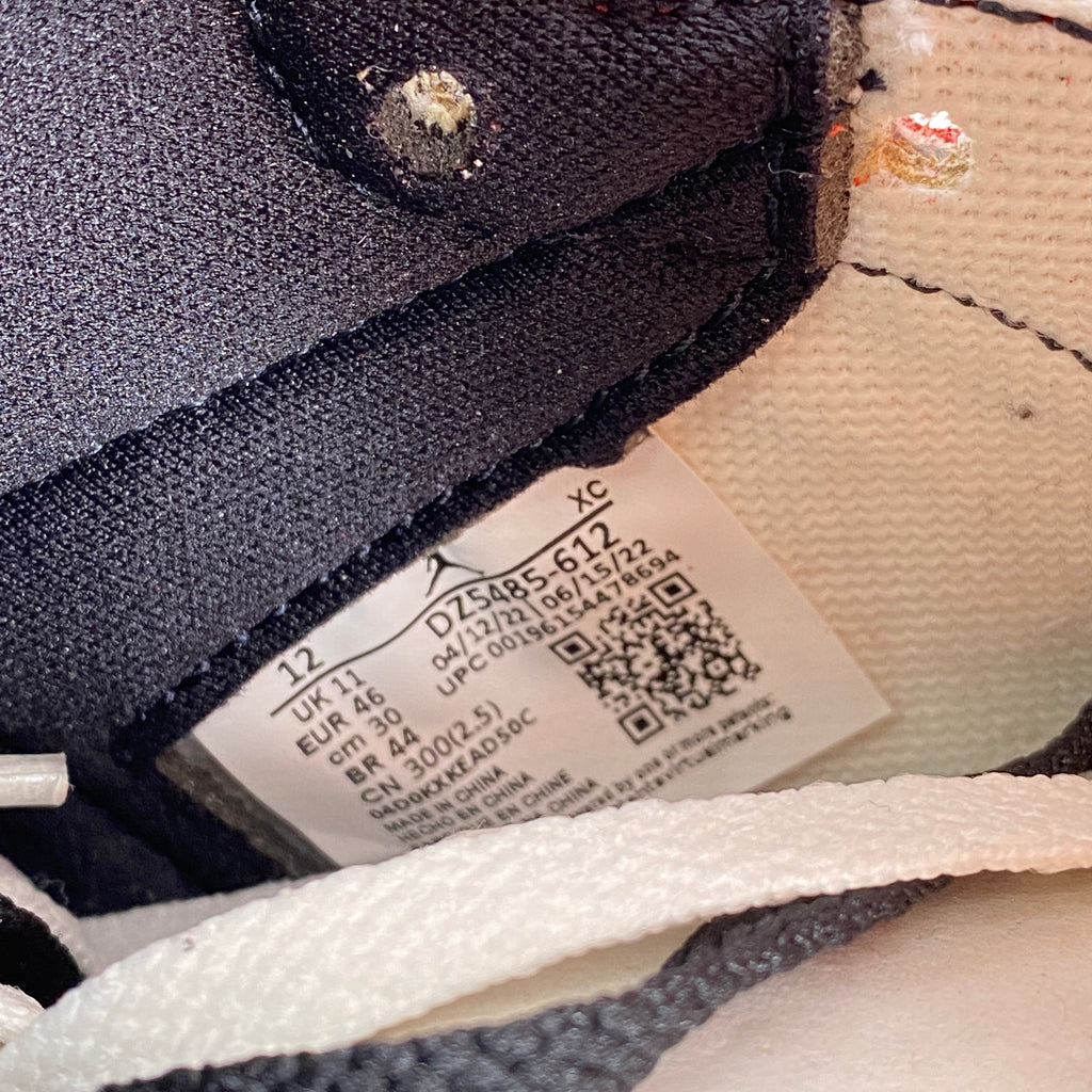 Air Jordan 1 Retro High OG "Lost And Found" 2022 New Size 12