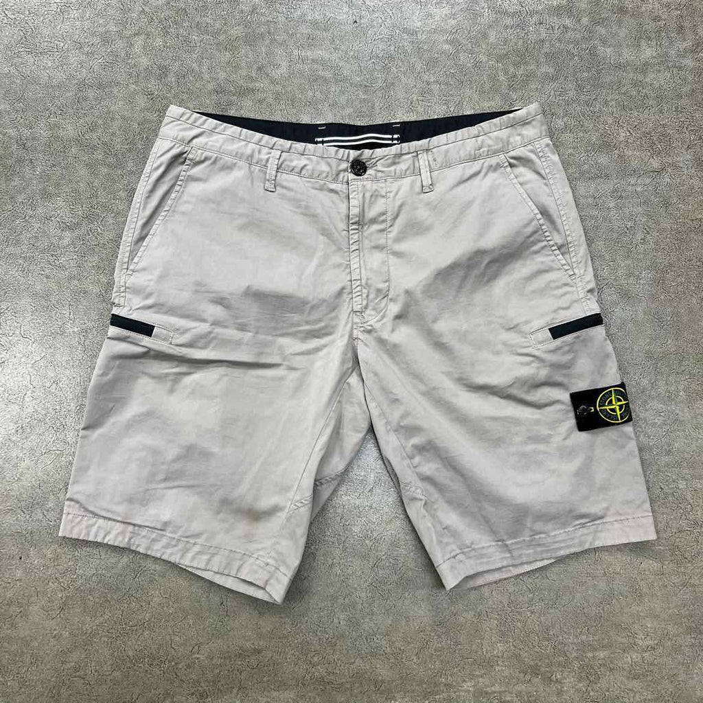 Stone Island Shorts "PATCH" Grey Used Size 36