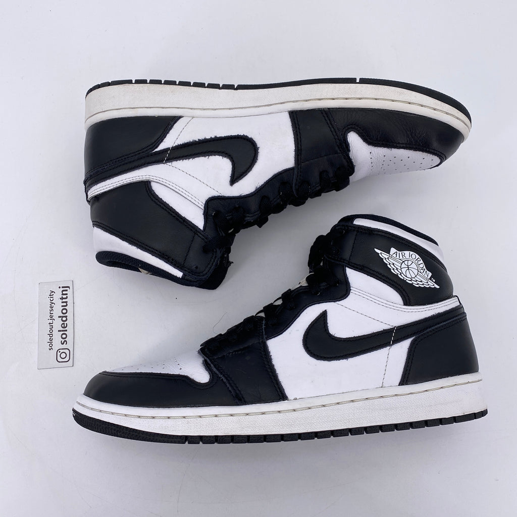 Air Jordan 1 Retro High OG "Black White" 2014 Used Size 10