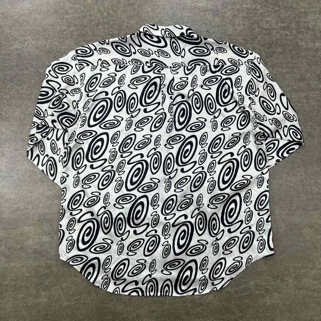 Stussy Button Up "SWIRL" - Size XL (6449-22)