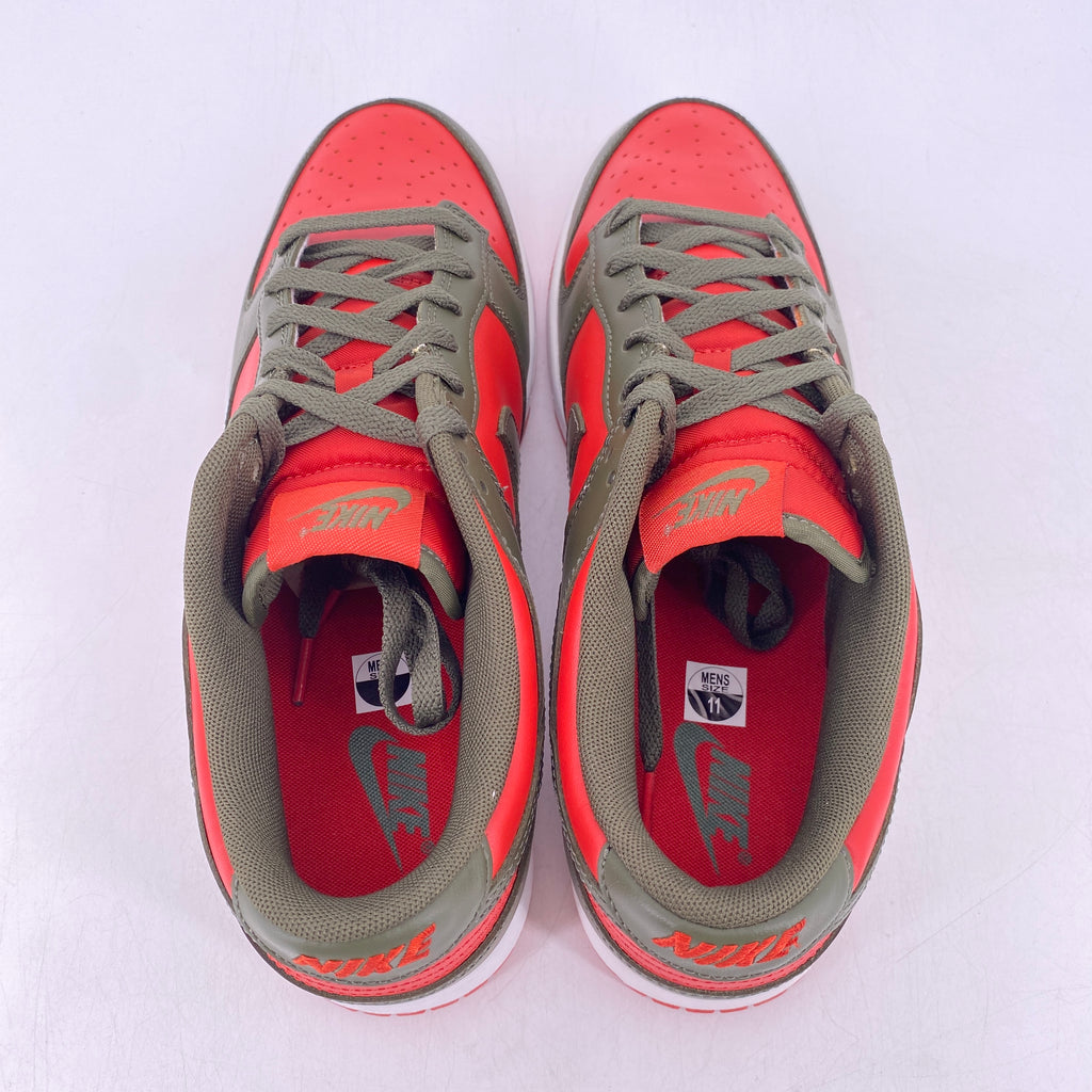 Nike Dunk Low "MYSTIC RED CARGO KHAKI" 2023 New Size 11