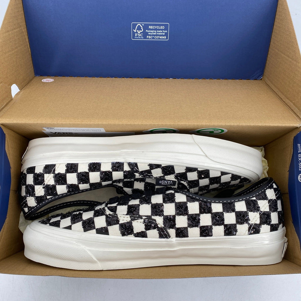 Vans LX Authentic 44 "Beaded Checkerboard"  New Size 8