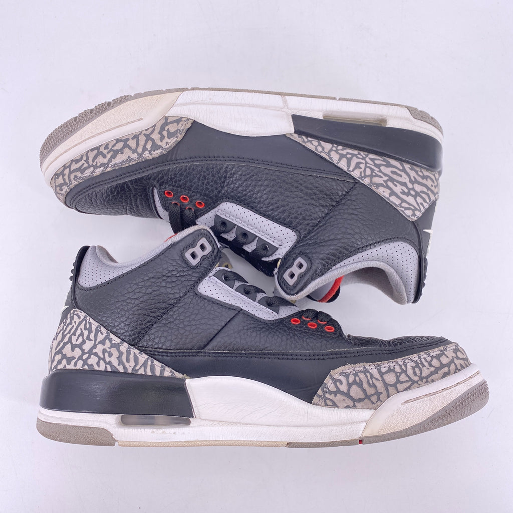Air Jordan 3 Retro "Black Cement" 2018 Used Size 7.5