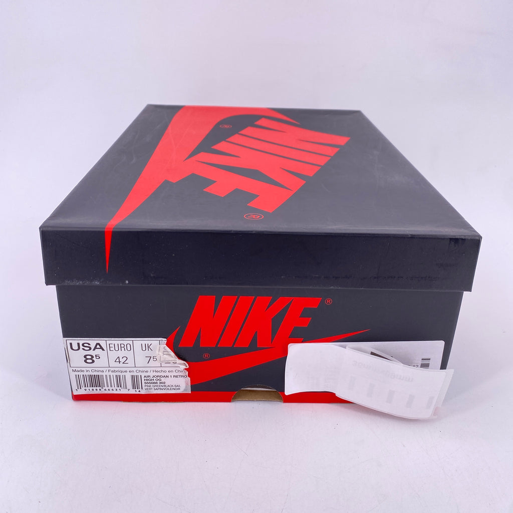 Air Jordan 1 Retro High OG "Pine Green" 2018 Used Size 8.5