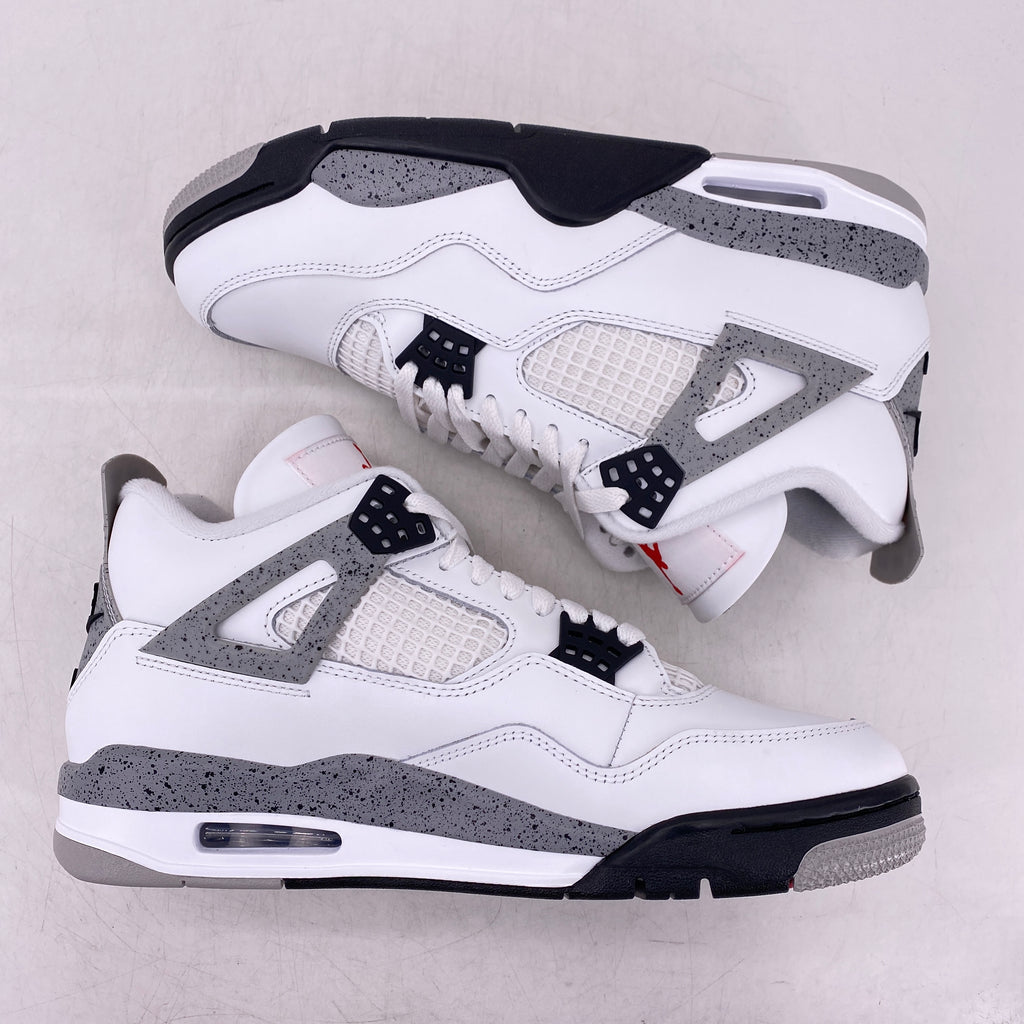 Air Jordan 4 Retro "White Cement" 2025 New Size 9