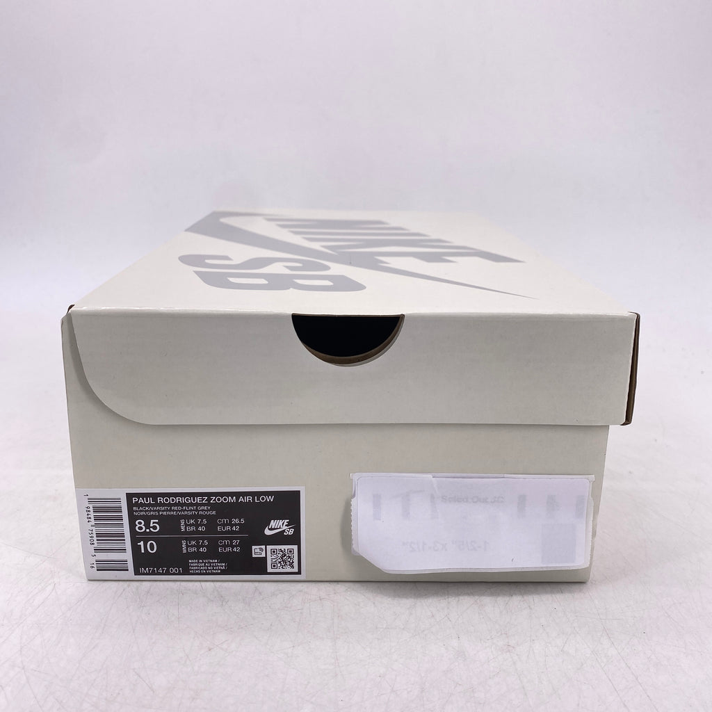 Nike Paul Rodriguez Zoom Air "Bred" 2025 New Size 8.5