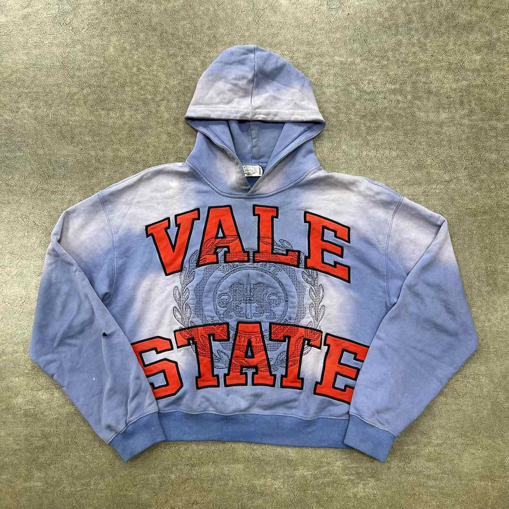 Vale Hoodie "VALE STATE" Blue Used Size L