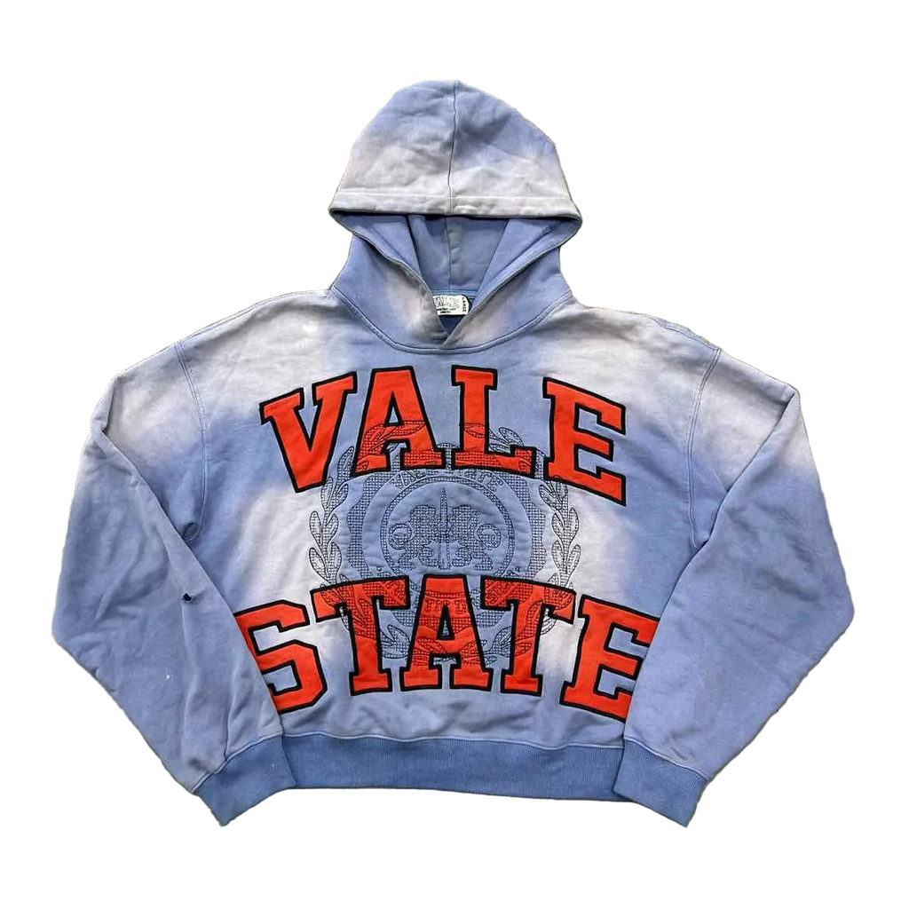 Vale Hoodie "VALE STATE" Blue Used Size L