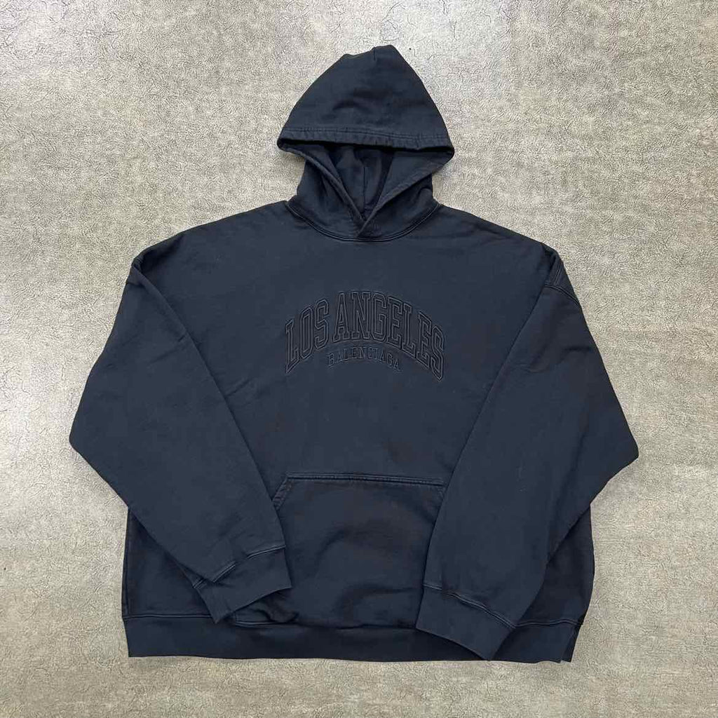 Balenciaga Hoodie "LOS ANGELES" Black Used Size 3