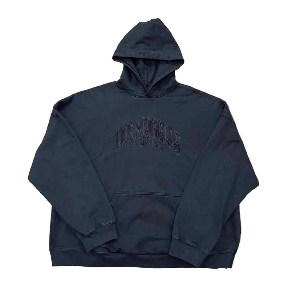 Balenciaga Hoodie "LOS ANGELES" Black Used Size 3