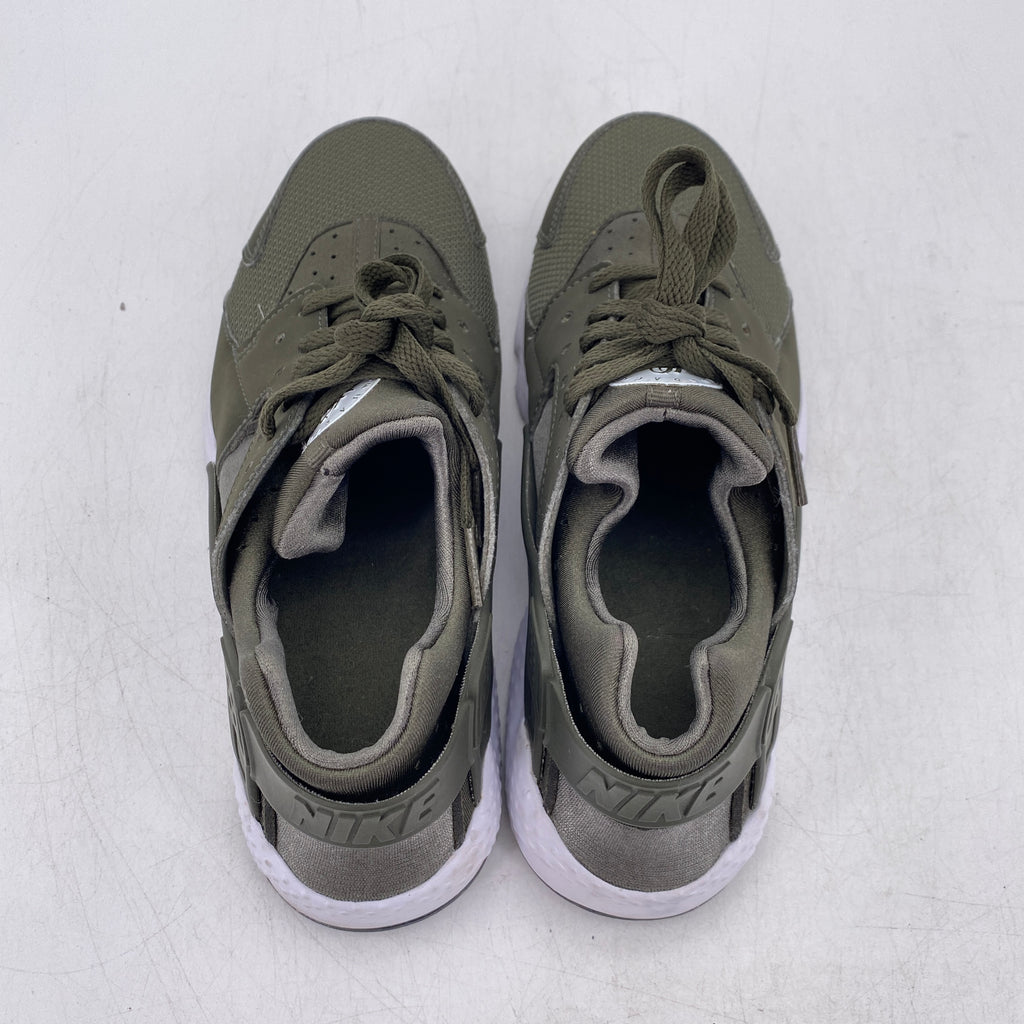 Nike (GS) Huarache Run "Cargo Khaki" 2017 Used Size 6Y