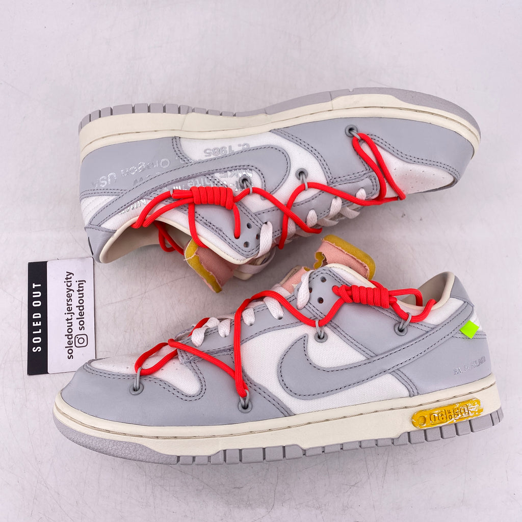 Nike Dunk Low / OW "Lot 6" 2021 Used Size 10