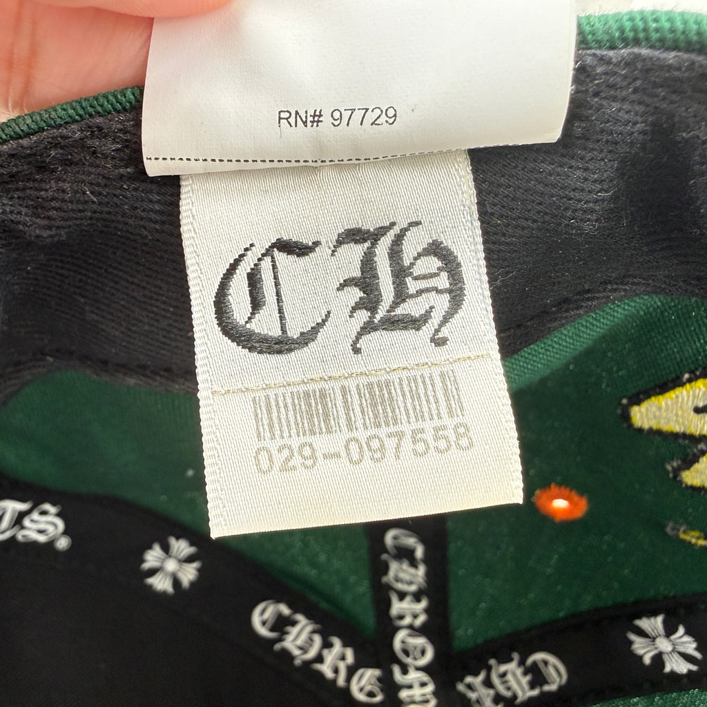 Chrome Hearts Snapback "MIAMI ART BASEL" Used Green Size OS