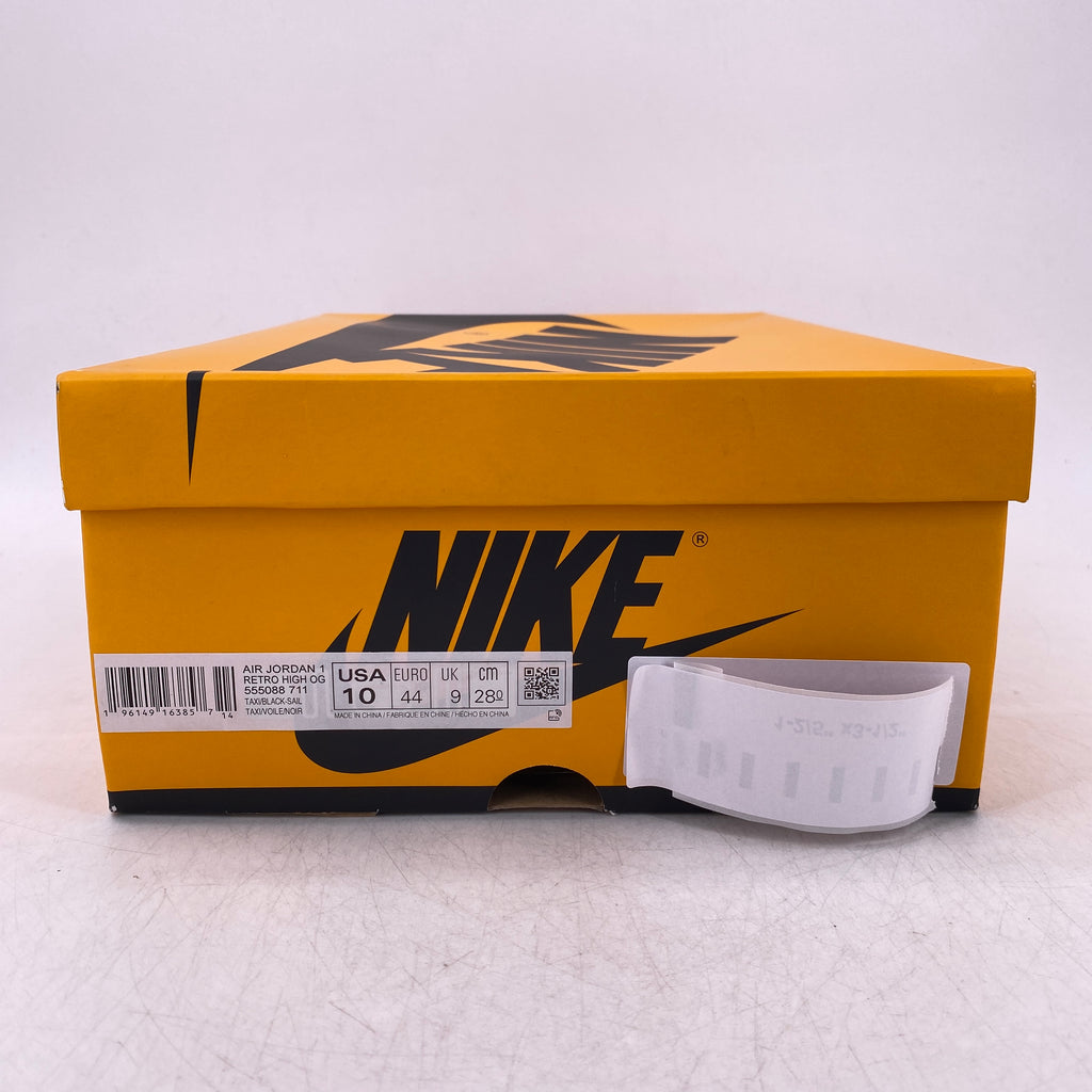 Air Jordan 1 Retro High OG "Taxi" 2022 New Size 10
