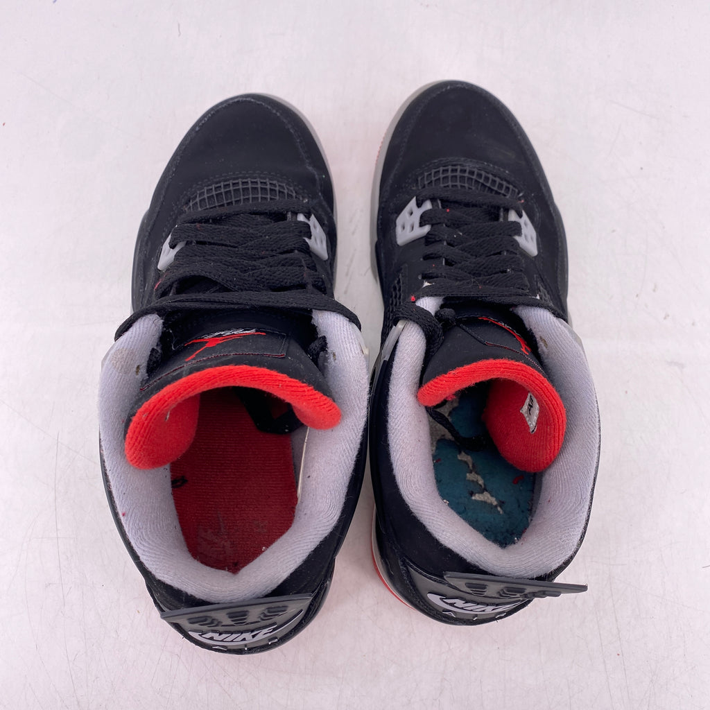 Air Jordan (GS) 4 Retro "Bred" 2019 Used Size 6Y