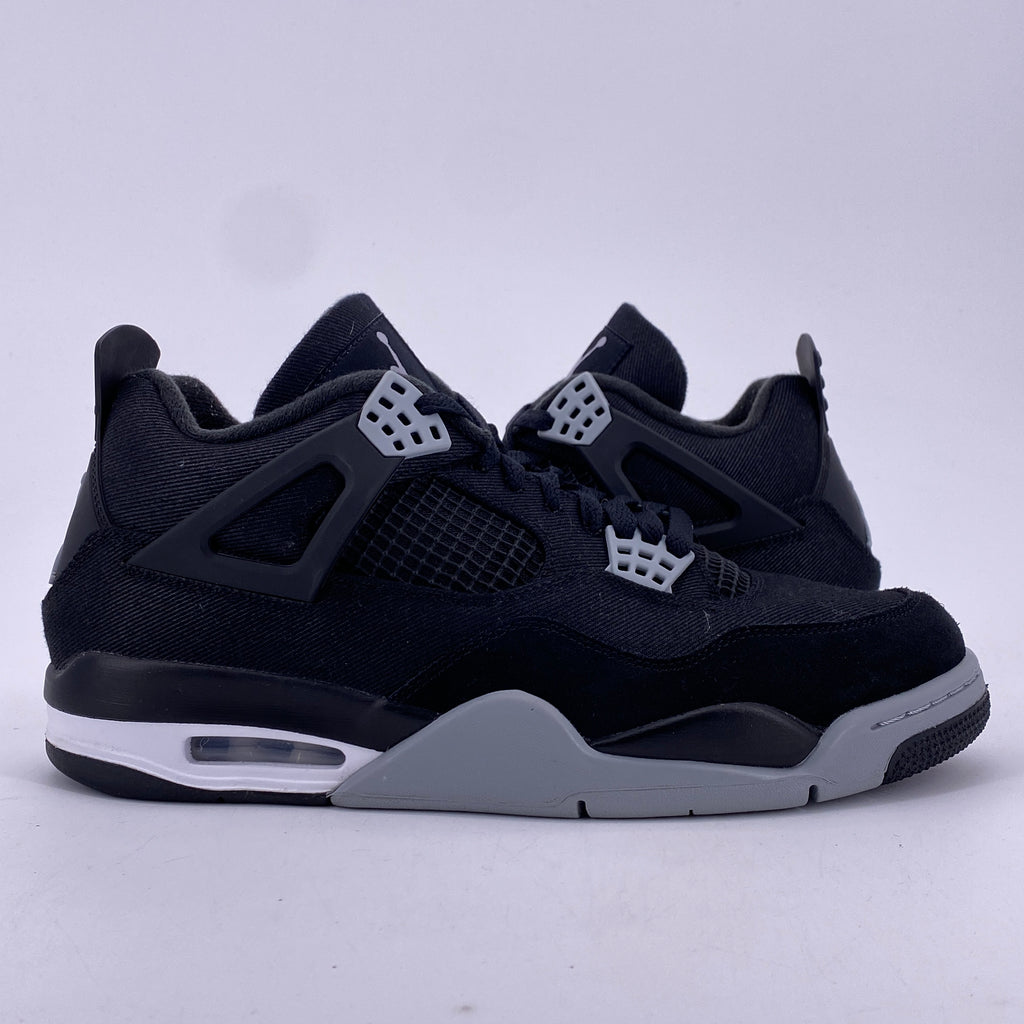 Air Jordan 4 Retro "Black Canvas" 2022 Used Size 11