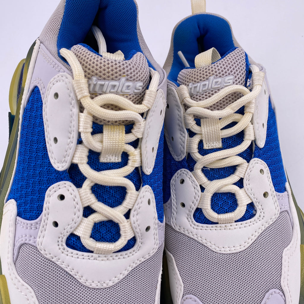 Balenciaga Triple S "White Blue"  New Size 40