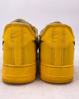 Nike Air Force 1 Low / OW "University Gold" 2021 Used Size 11.5