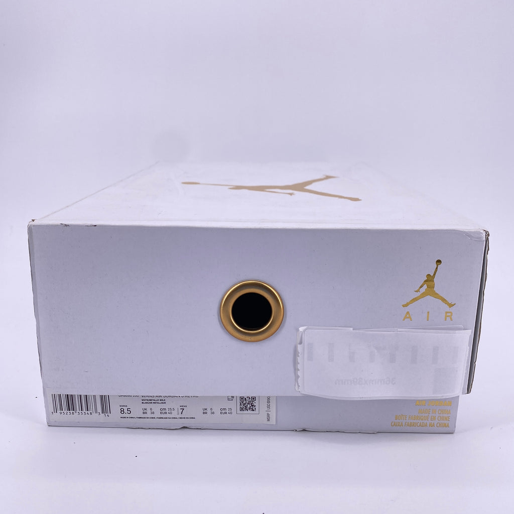 Air Jordan (W) 6 Retro "Gold Hoops" 2021 New Size 8.5W