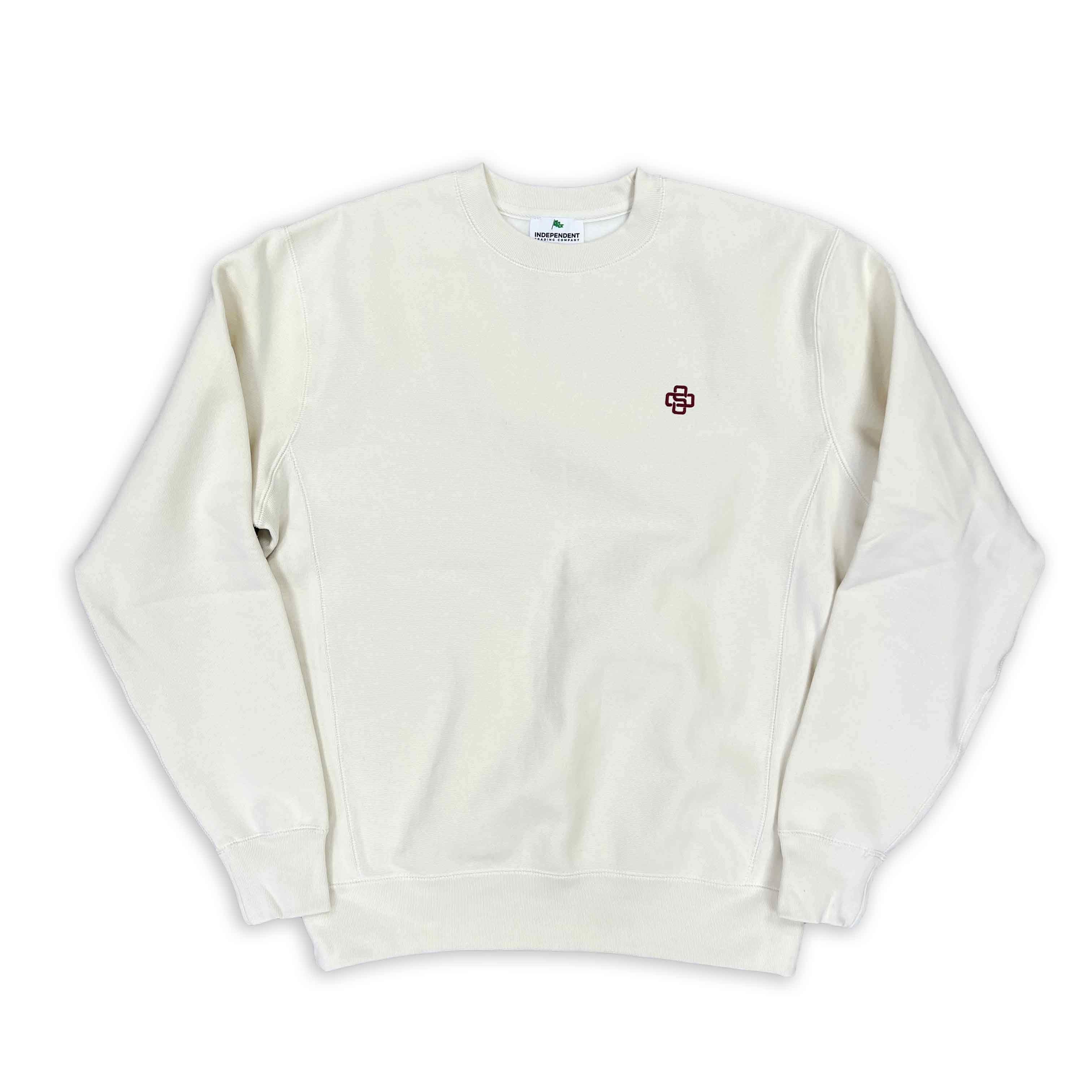 Soled Out Crewneck Sweater &quot;SO+&quot; Cream New Size L