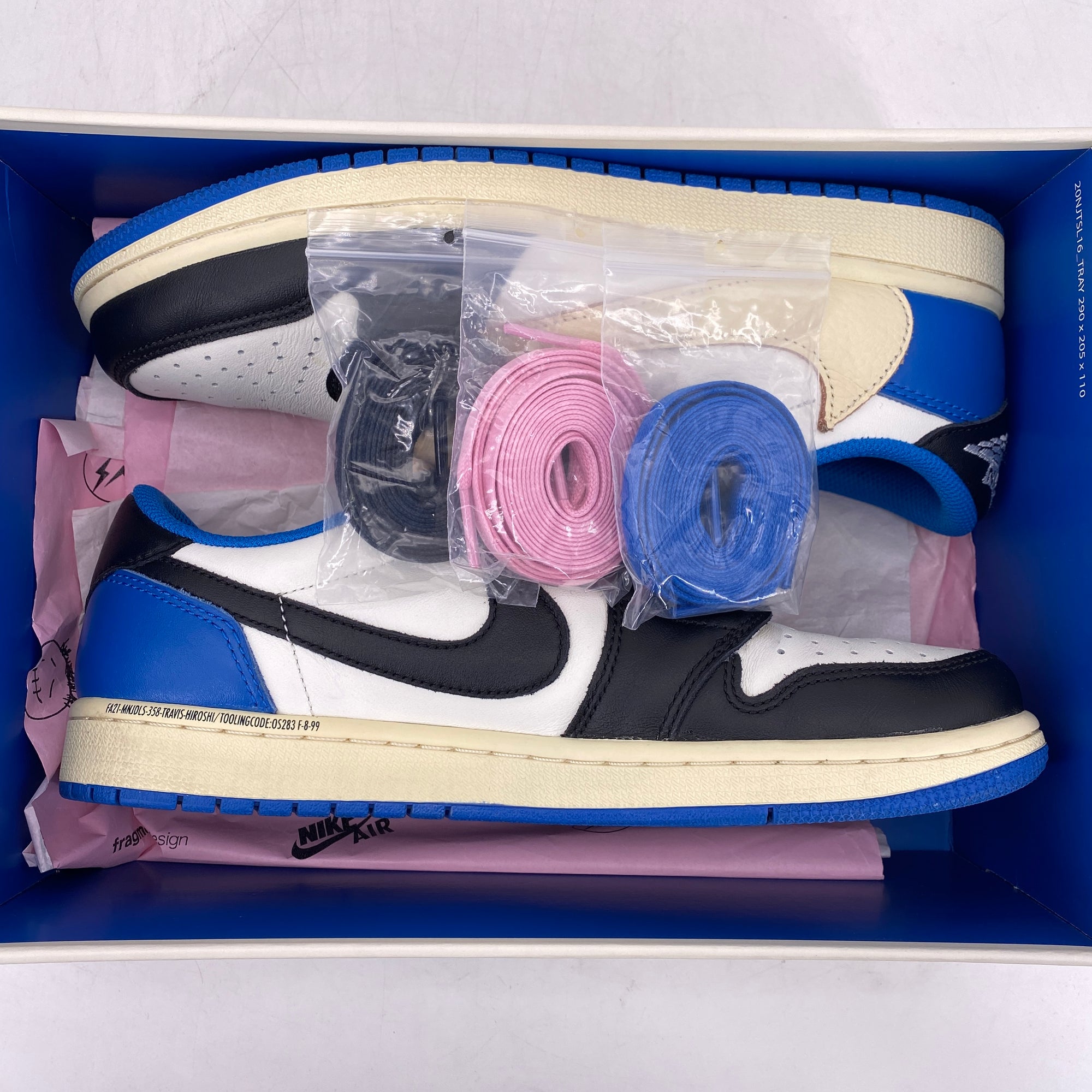 Air Jordan 1 Retro Low &quot;Travis Fragment&quot; 2021 Used Size 8