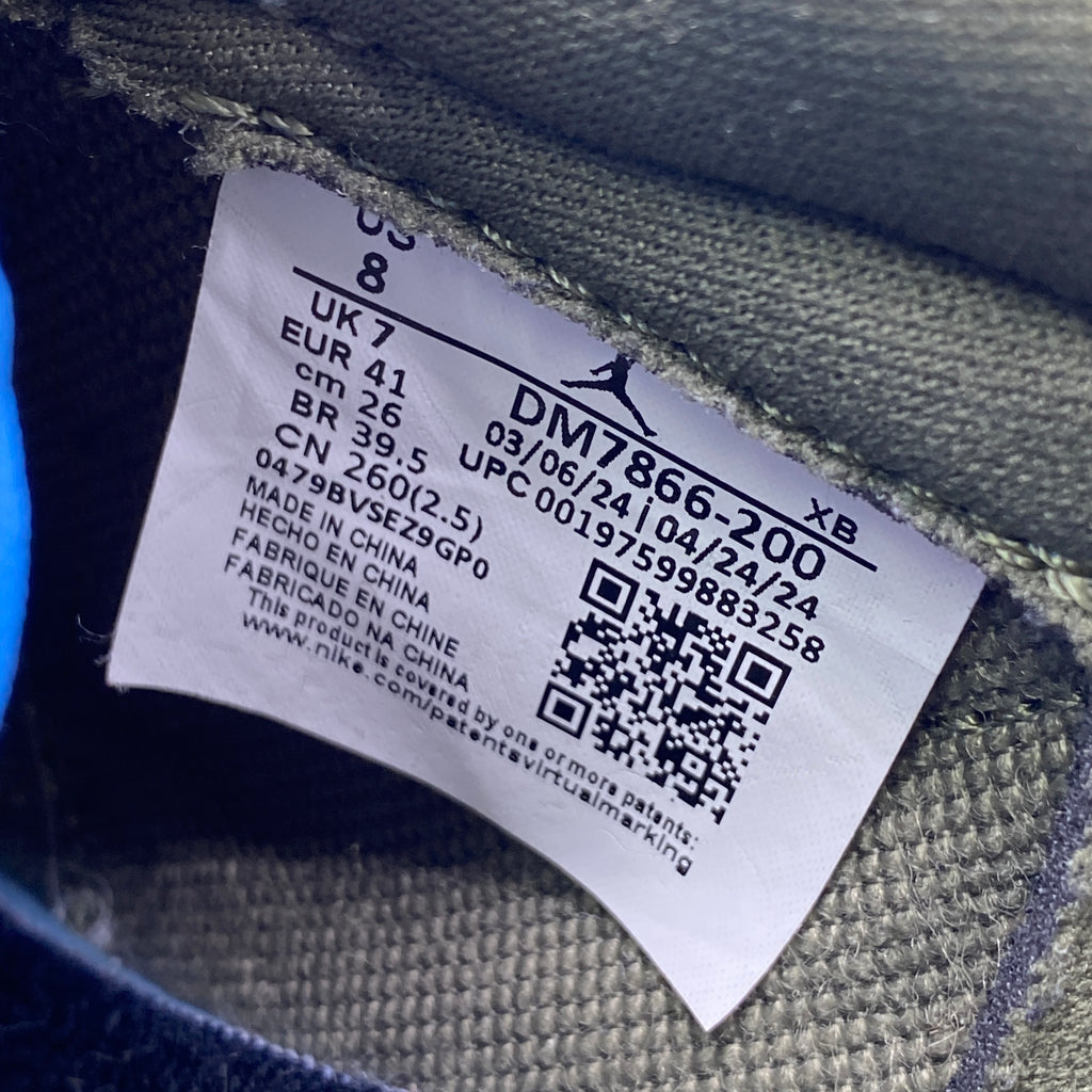 Air Jordan 1 Low OG SP "Travis Scott Medium Olive" 2024 Used Size 8