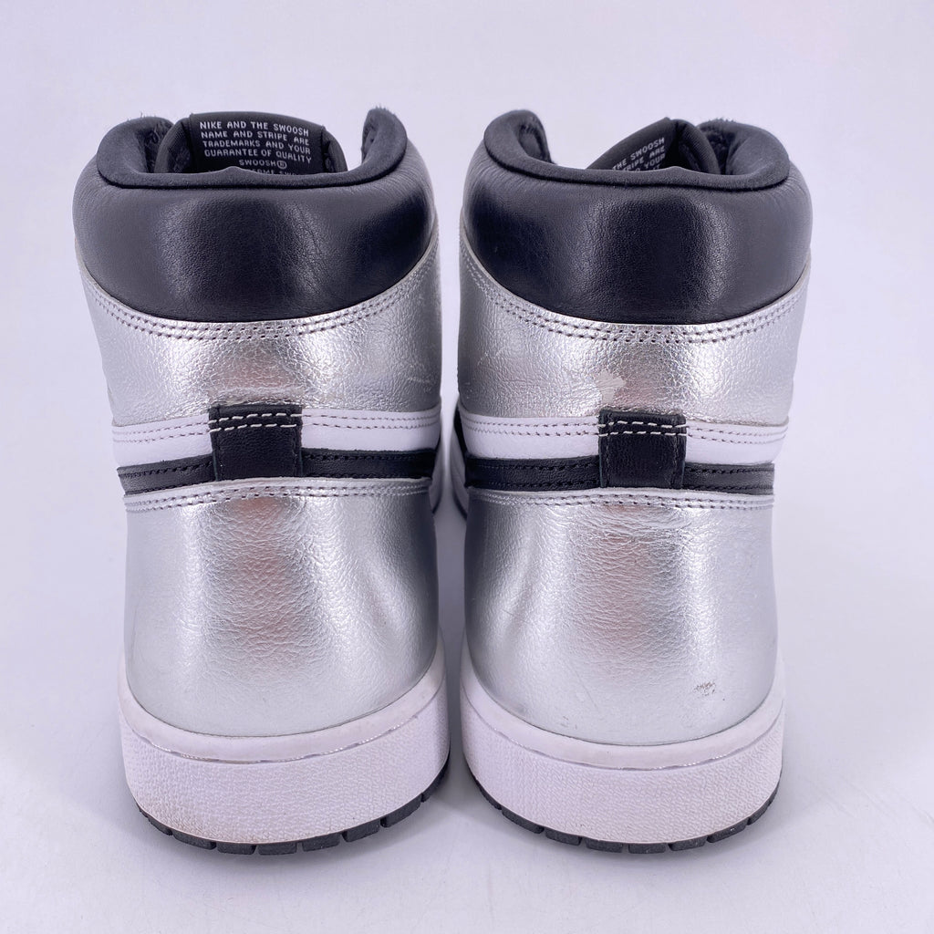 Air Jordan (W) 1 Retro High OG "Silver Toe" 2021 Used Size 14W
